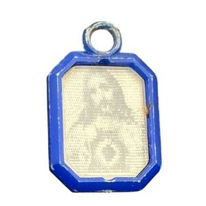 Catholic Jesus & Mary image shifting plastic vintage pendant for necklace